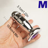 plug Anal en forma de dildo con gema