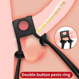 Anillo ajustable para el pene para hombres,  larga duración, eyaculación retardada