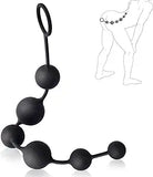 plug Anal con cuentas de silicona