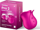 Satisfyer Pro 2 Modern Blossom Vibrator Sex Toy | Rosa vibrador de succión