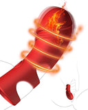 Vibrador de dedo para mujer | 10 modos de vibración y función de calor |usb