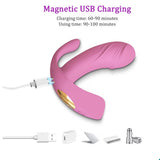 Braga vibratoria inalámbrica con control remoto, 12 modos
