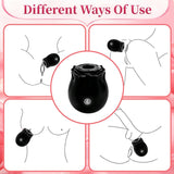 Vibrador de succión | estimulador | 10 modos de succión | rosa para mujer Negro
