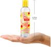 Lubricante 3some - Masaje sensual, lubricante, sensación caliente, 3 en 1 sabor a fresa y banana