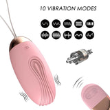 Vibrador de bala con control remoto para punto G| huevo vibrador de clítoris con 10 modos de vibración|
