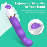 Vibrador de punto G, punta curvada  |