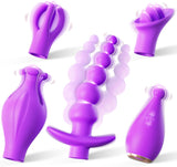 Kit de vibradores | 5 en 1 con 10 modos de vibración