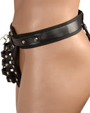 Cinturon de castidad de cuero ajustable |  BDSM