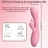 Vibrador | Juguete con vibrador de punto G realista, 12 modos de vibración| Rosado