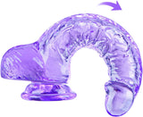 Dildo Jelly Flexible morado