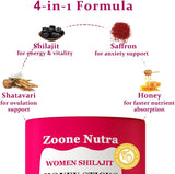 Palitos de miel Shilajit para mujeres sabor a fresa
