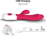 Vibrador con estimulador  | Usb