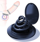 Juego de 3 anillos de silicona para mejorar la erección