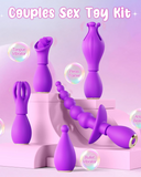 Vibrador de bala con accesorios | 5 en 1 con 10 modos de vibración