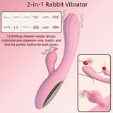 Vibrador | Juguete con vibrador de punto G realista, 12 modos de vibración| Rosado