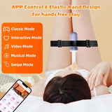 Dildo con base y calefacción  | 7 modos de vibración con usb y app