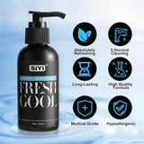 SiYi Lubricante personal a base de agua sensación frío| 4 onzas líquidas