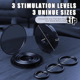 Juego de 3 anillos de silicona para mejorar la erección