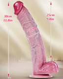 Consolador gigante | Dildo extra grueso | realista de silicona de 11.8" pulgadas de largo|