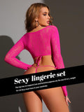 Women Sexy Lingerie Set|Conjunto de lencería sexy de 2 piezas para mujer. Talla U
