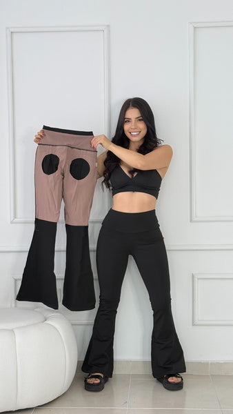 Leggins con Faja interna bota ancha