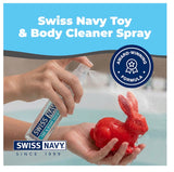 Swiss Navy Limpiador corporal y juguete prémium - 4 oz - Aroma a lavanda