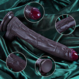 Consolador grande Negro | Dildo extra grueso | realista de silicona de 13.6" pulgadas de largo