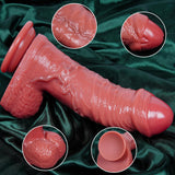 Consolador grande | Dildo extra grueso 8” | realista de silicona de 11" pulgadas de largo