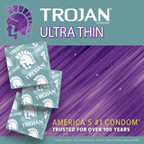 TROJAN Ultrathin - Condón sensitivo ultradelgado con espermicida