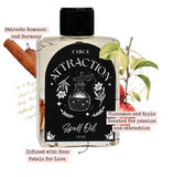 Aceite de hechizo de atracción | fragancia de manzana y canela | 0.5oz