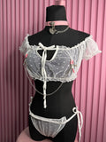 Collar con correa y pinzas para pezones |Kit de Restricciones de bondage| BDSM
