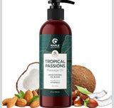 Aceite para masajes comestible