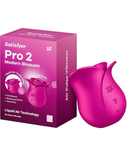 Satisfyer Pro 2 Modern Blossom Vibrator Sex Toy | Rosa vibrador de succión