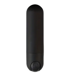 Vibrador de Bala Negro silicona flexible| 10 modos de vibración| carga usb