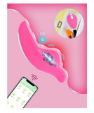 Vibrador para panty| estimulador de vagina y clitoris |  inalámbrico con app 12 modos y cargador usb