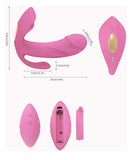 Braga vibratoria inalámbrica con control remoto, 12 modos