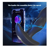 plug Anal de silicona | Estimulador de próstata | 10 modos de vibración con usb control y app