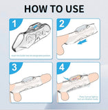 Extensor| Anillo vibratorio para el pene, manga de ampliación, vibrador de perineo, mejora la erección y eyaculación