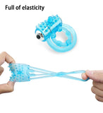 Anillo doble | vibrador para pene |mejora la duración|estimulación del punto G