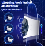 Masturbador masculino con vibrador de pene – FunPlan Stroker vibrador con 9 modos de vibración