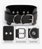 BDSM | Gargantilla gótica para mujer, collar de gargantilla negra