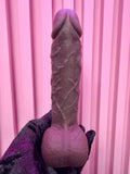 Consolador | Dildo marrón| realista de silicona de 7.3"| Juguetes para adultos