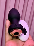 plug Anal de silicona color negro con control| 10 modos vibración