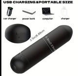 Vibrador de Bala Negro | 10 modos de vibración| carga usb