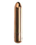 Vibrador de Bala punta cónica cobre| 10 modos de vibración| carga usb