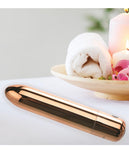 Vibrador de Bala punta cónica cobre| 10 modos de vibración| carga usb