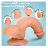 Consolador | Dildo | realista de silicona de 7.3 pulgadas de largo|