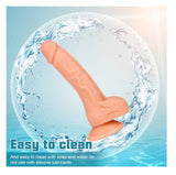 Consolador | Dildo | realista de silicona de 7.3 pulgadas de largo|