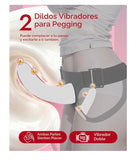 Arnés doble sensación | vibradores de 6.7” y 5.1” con control