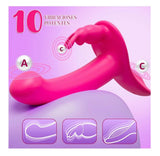 Arnés triple estimulación | vibrador con control
